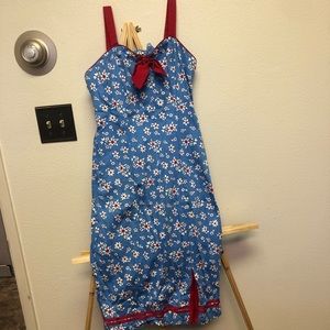 Vintage Voodo Vixen strap dress. Size medium. Fits true to size. Knee length.